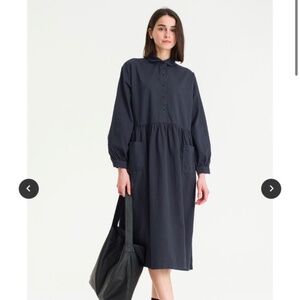 Olive Clothing Ella Twin Pocket Dress Navy